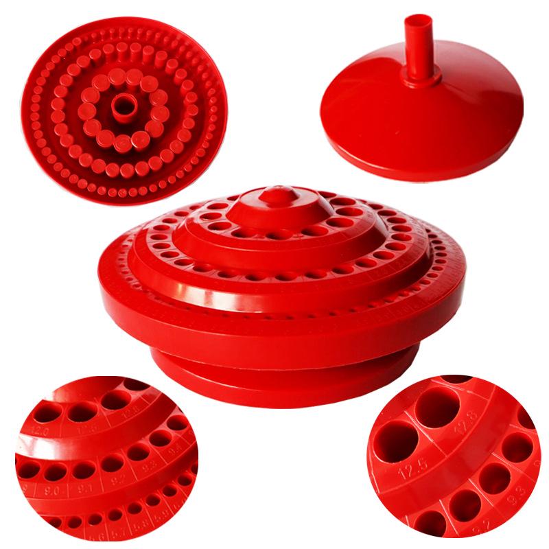 

Rotating Drill Bit Storage Box - 100PC Set, 1-13mm Thickened Drill and Tap Box Tray Thickened Blue 1-13