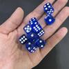 50Pcspack High Quality New 12Mm Acrylic Transparent D6 Point Dice #12 Round Corner Boutique Dice