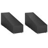 VidaXL Covers for Lounge Chair 2 Pcs 12 Eyelets 205x75x40-70 Cm PE 3155394