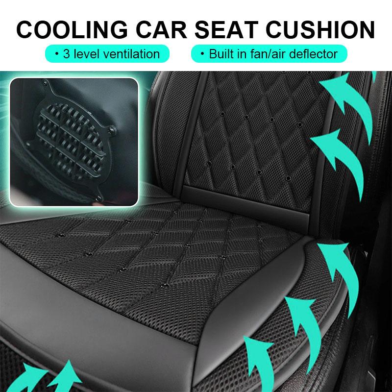 12V/24V circulating ventilation cooling car seat cushion summer cooling seat cushion suitable for SUVs and trucks Cooling Seat
