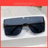 Miao Jia Y2k Frameless Sunglasses For Women Uv400 Sun Protection Fashion Accessories