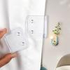 10 Pcs/Bag Windproof Shower Curtain Clips Waterproof Bathroom Accessories  Indoor Showers