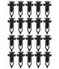[20 Pieces] 52161-16010 Bumper Clip Push Rivet 52161-02020 Plasti Rivet