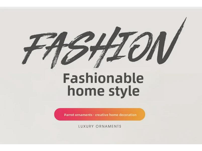 Nordic Resin Parrot Ornaments: Creative Bird Models for Garden, Living Room, Bookcase, or Desktop Decor