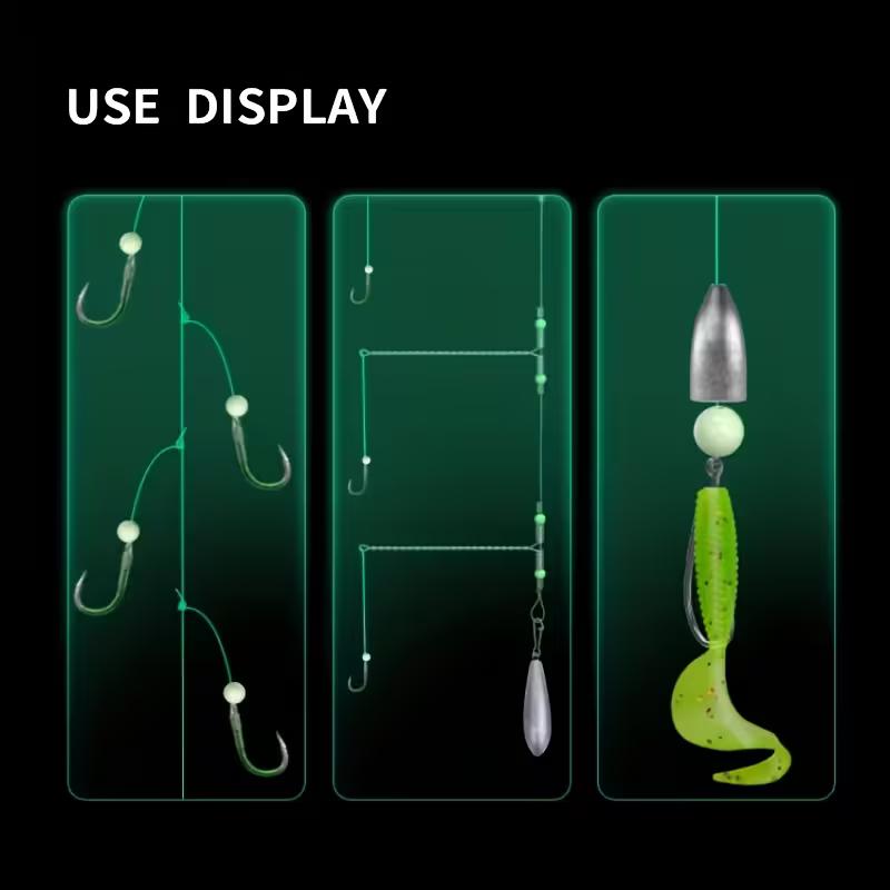 100pcs 6mm Fishsing Lumo Beads Luminous Beads Fishing Space Beans Soft Rubber Lure Light Glowing Float Balls for Outdoor Fishing Tackles Accessories