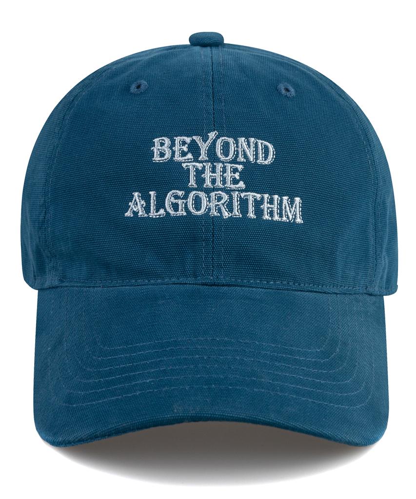 Wig Algorithm Canvas Ball Cap - Steel Blue