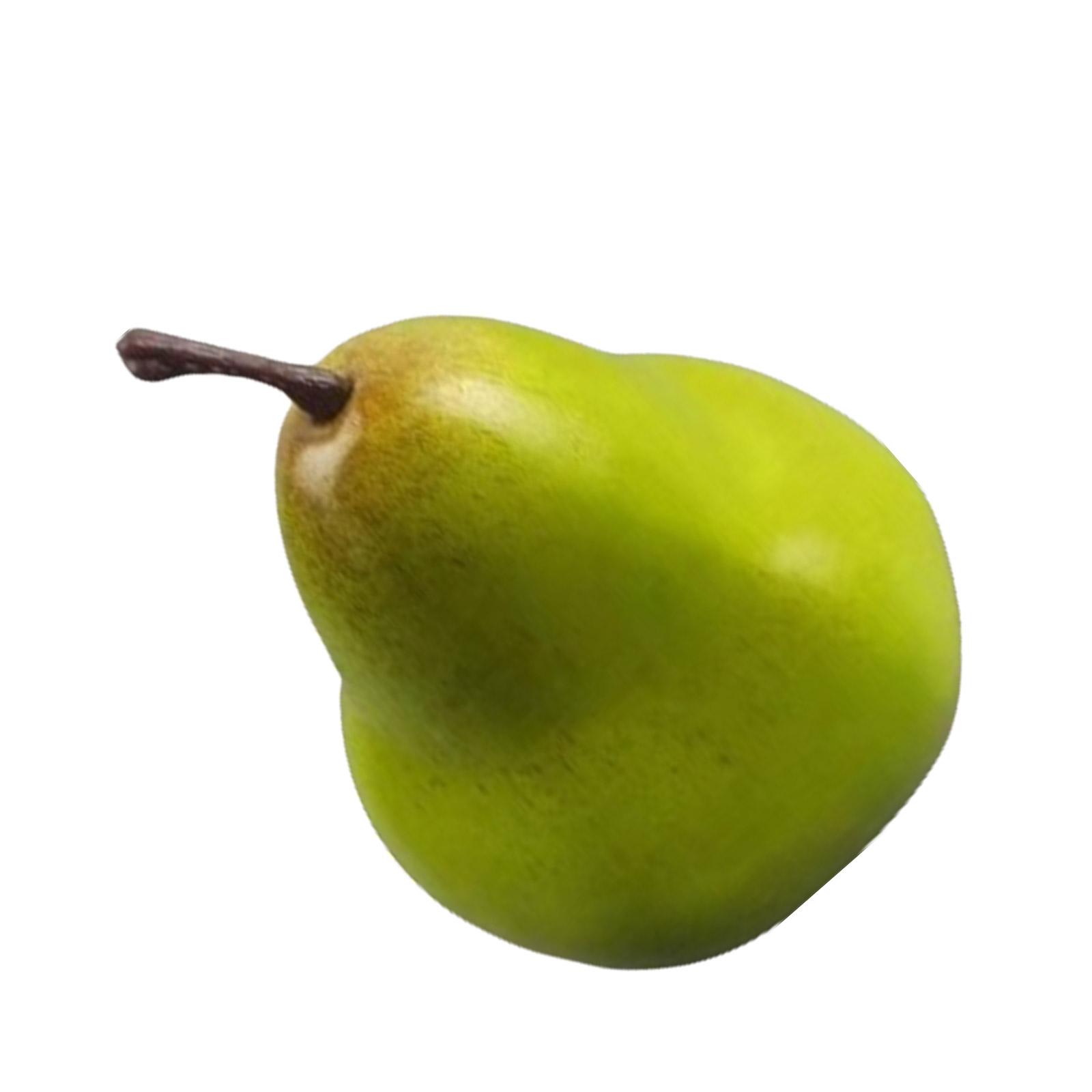 

Realistic Foam Pear for Dining Room Table Centerpieces Artificial Fruit Ornament Kitchen Decoration Accessories 3