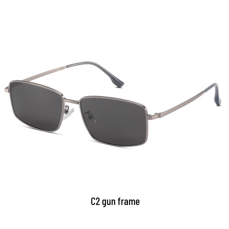 Men s Polarized Square Frame Sunglasses with UV Protection for Summer Outdoor Driving