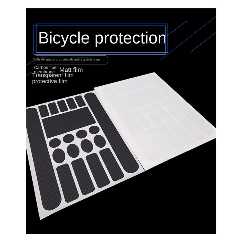 Classy-Mountain Bike Road Bike Bicycle Anti-Scratch Chain Protector Bicycle Frame Protector Protective Car Paint Film