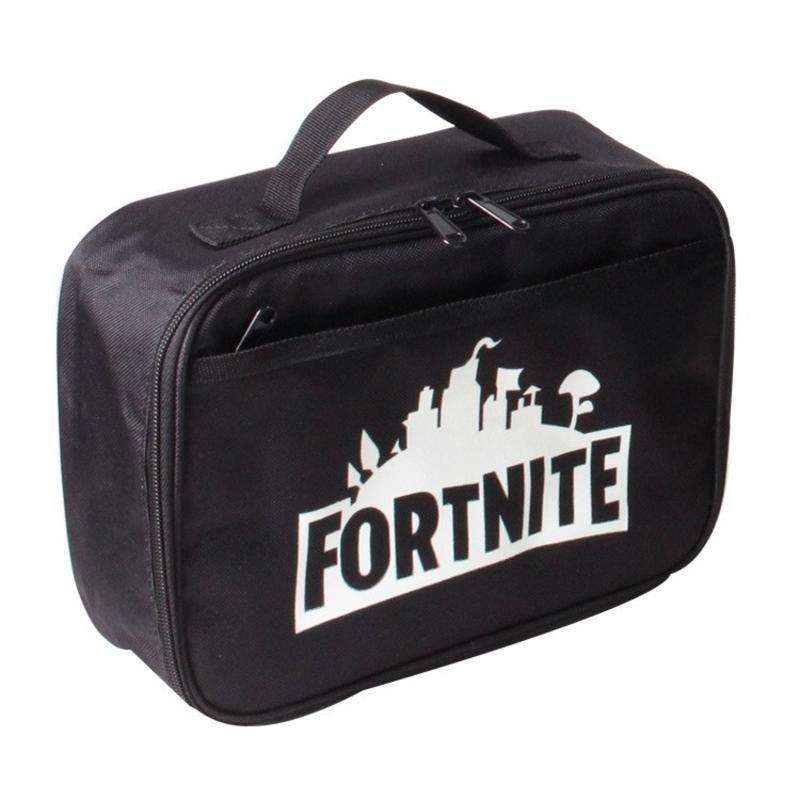 

Ланч-бокс Fortnite для детей, утепленный, портативная сумка-бенто Black