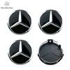 4pcs 75mm Emblem Car Wheel Center Cover Hub Cap Badge For Mercedes Benz AMG A B C E G CLA GLK CLASS W221 W212 W176 W205 W177 CR1