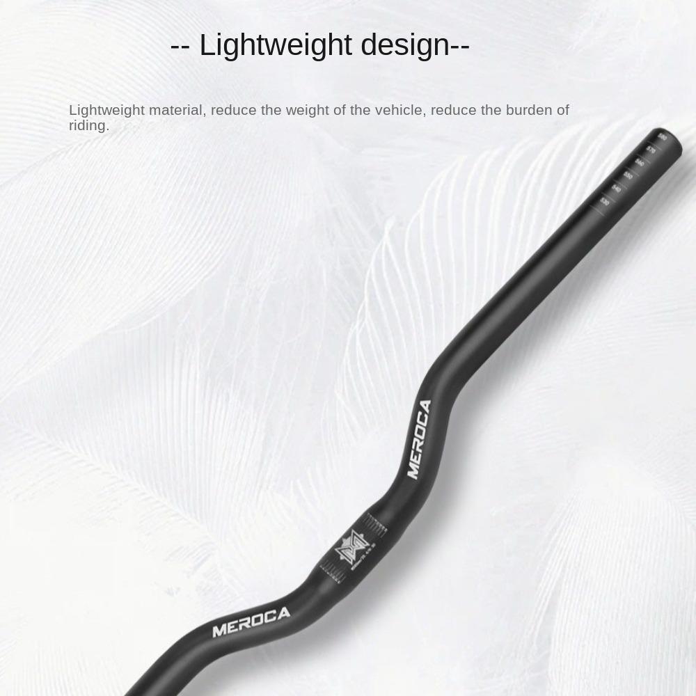 MEROCA Řídítka na kolo rovná/vlaštovčí slitina hliníku cyklistická zvýšená řídítka 25,4X540/580mm díly na kolo pro horská kola