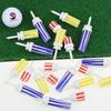 Neue Niedrigwiderstands-Beflockte Kunststoff-Golfball-Tees (54/70/83mm)