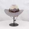 Ethnic Style Western Cowboy Hats Wide Brim Sun Protection Fisherman Cap  Outdoor