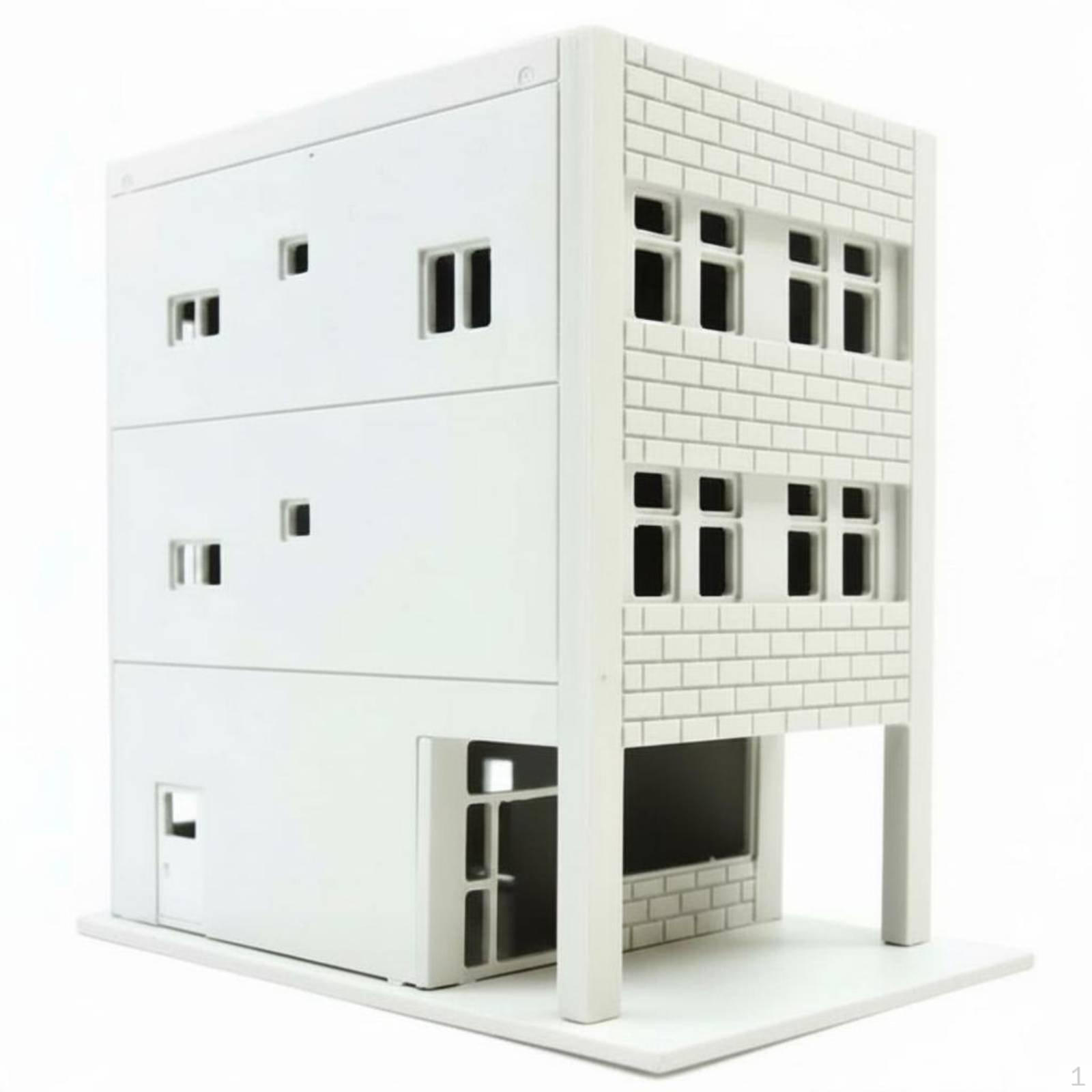 Японская модель здания DIY Сборка Набор Масштаб N Хобби-класс Детали для Макет Поезда Hk Arcade Brick
