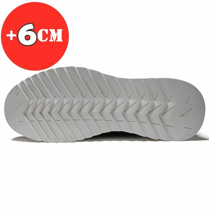 Fashion Sneakers Men Elevator Shoes High Increase Shoes for Man Casual Height Shoes Insole 6CM Sports Shoes