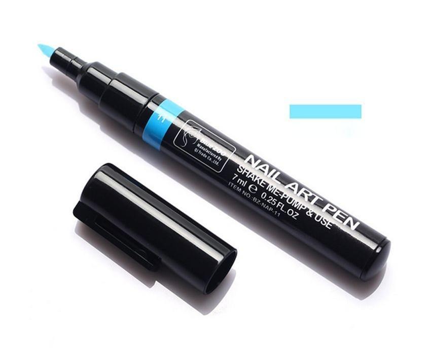 Bolígrafo de Arte para Uñas de 16 Colores Herramienta de Diseño para Pintar Para Impresionantes Manicuras con Esmalte en Gel UV