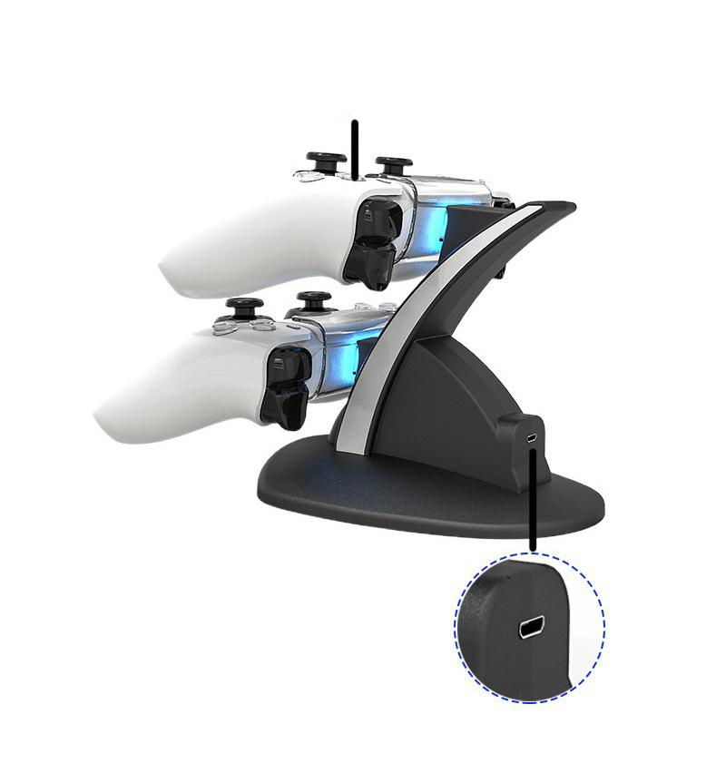 For PS5 Controller Type-C Dual Sense Charging Station Dual Charging Dock Charger Stand for PlayStation 5 Accessories