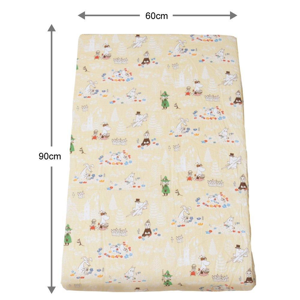 Moomin Baby Futon Mini 7 Piece Set Made in Japan Sunny Beige baby.e-sleep