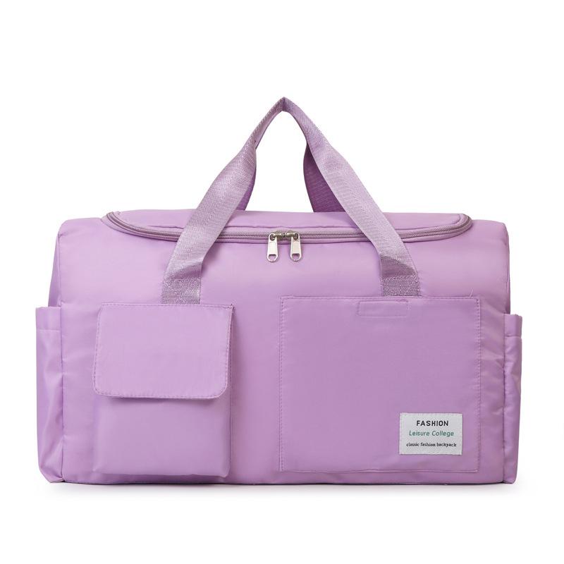 2025 summer new simple, lightweight and large-capacity travel bag Oxford Buttot bag, going out to commute and storing large bags