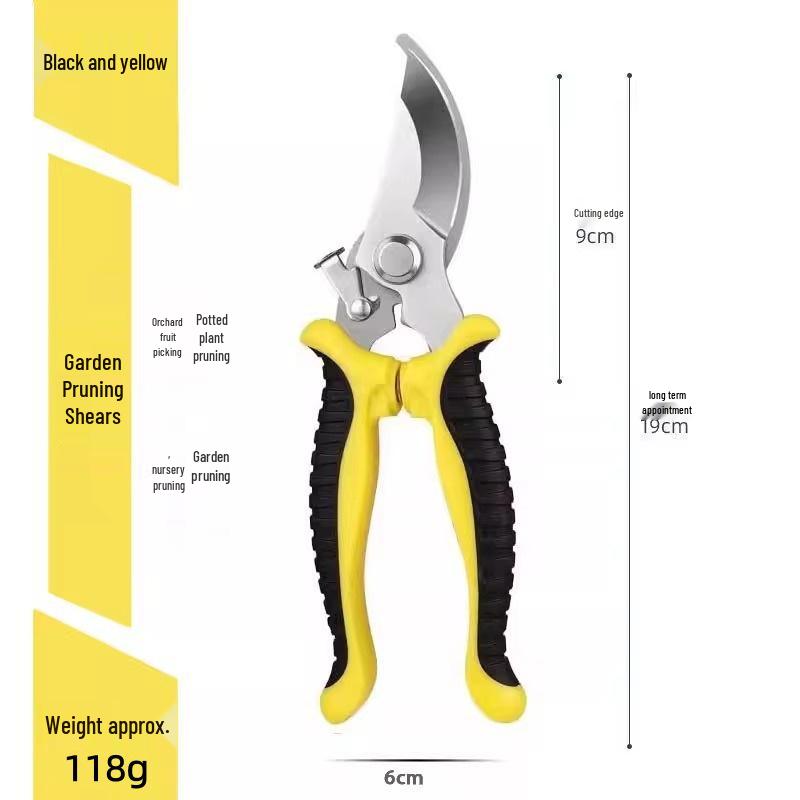 Stainless Steel Garden Pruning Shears for Fruit, Flowers, Branches, and Orchards