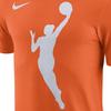 Nike Team 13 Logo Pattern Ribbed Crew Neck Short Sleeve T-Shirt Unisex Tops Bright-Orange FB9833-820