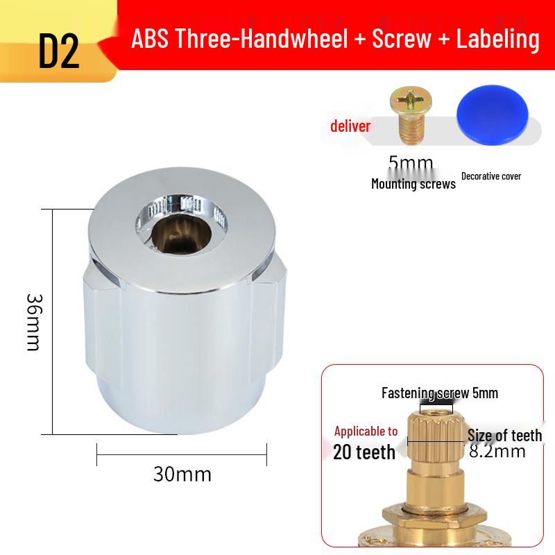 Universal Single Cold Faucet Handle & Angle Valve Set for Kitchen/Bathroom