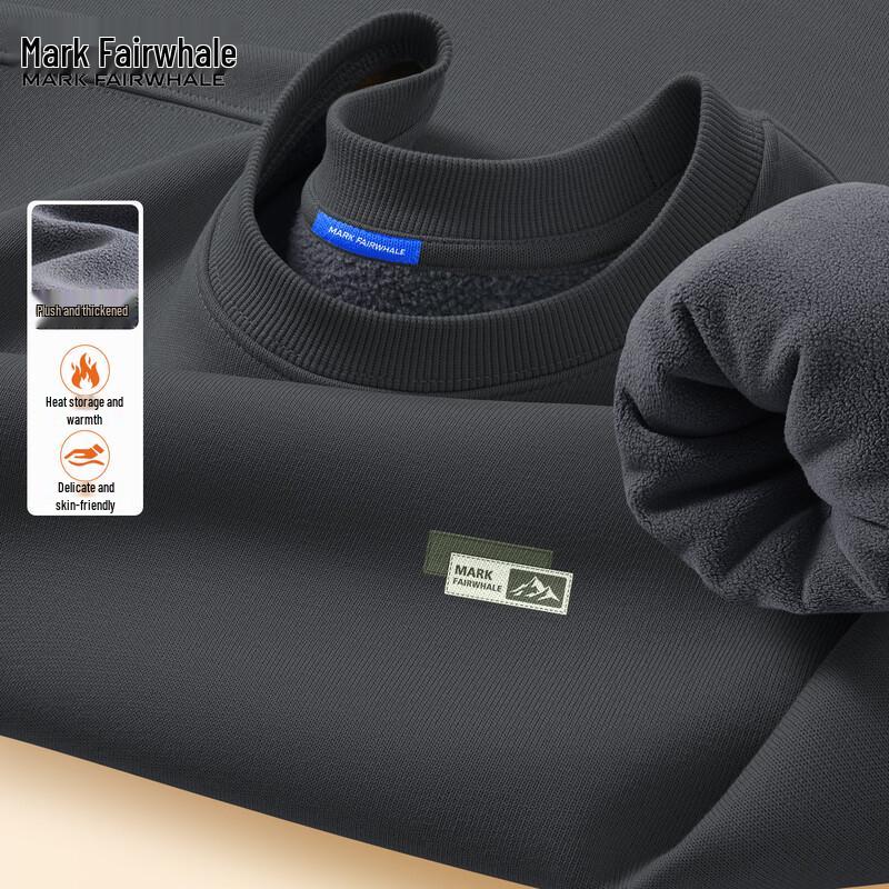 

Mark Fairwhale Men s Heavyweight Fleece-Lined Pullover Sweatshirt 3XL
