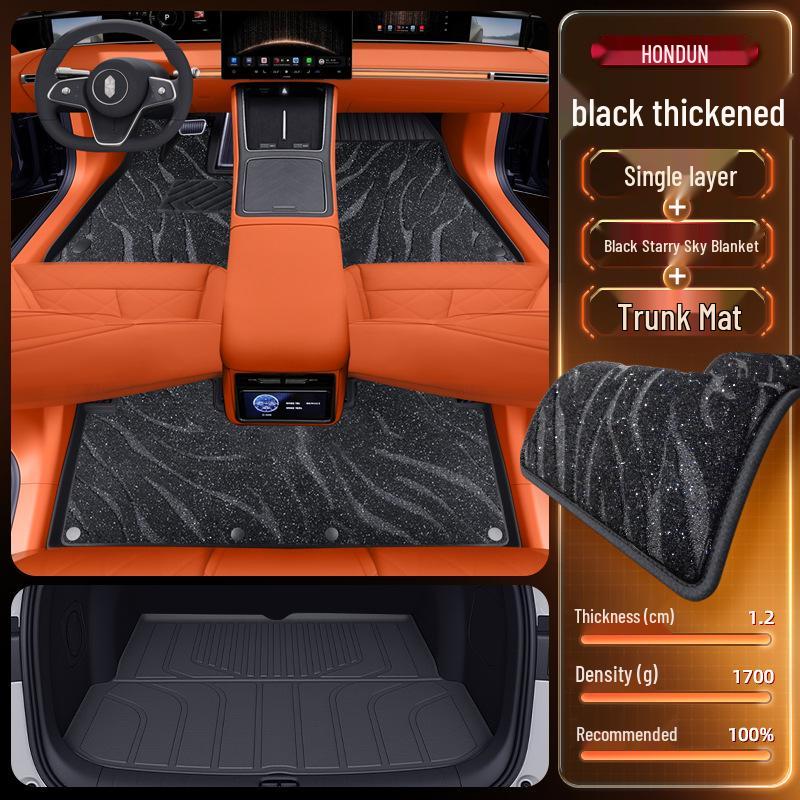 2026 Hongqi S9 TPE Floor Mats: Full Set Interior Carpet for Five Seats