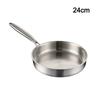 316L Stainless Steel Frying Pan Non-Stick Uncoated Cooking Pot  for Gas Stove Induction Cooker