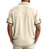 Men's Casual Short-Sleeve Collared Shirt For Spring/Summer