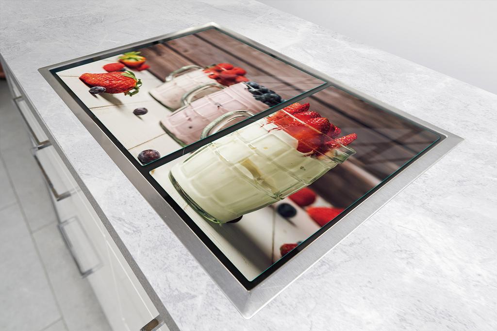SZKLANA PŁYTA OCHRONNA NA KUCHENKĘ 75x52 DESER
