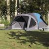 VidaXL Tente familiale tunnel 6 personnes bleu imperméable 4009459