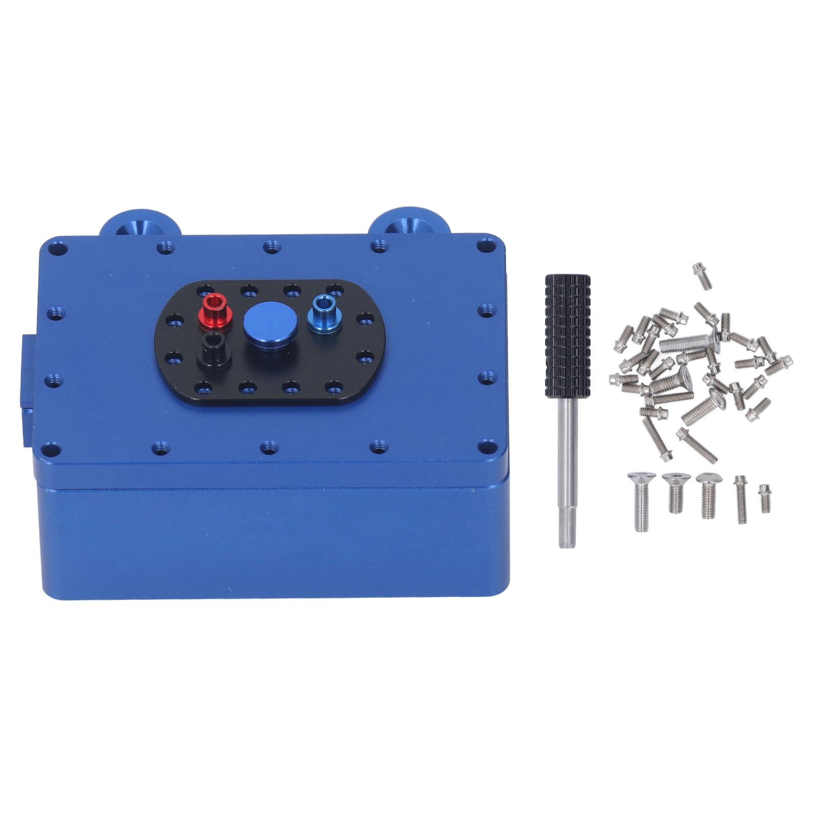 

RC Receiver Box Aluminum Alloy RC Car Model Sealed Metal Box Protector Case for 10 RC Crawler Cars Equipment Blue