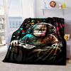 Monkey Gamer Adventure Blanket Flannel Blanket for bed, sofa, Camping, Hiking, Picnic Essentials, gift for family Fan gifts