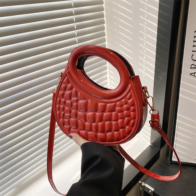Popular Diamond Bag Women's New Fashion Messenger Bag Women's Versatile Shoulder Handbag
