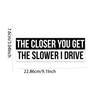 Funny Vinyl Rear Bumper Sticker for Cars & Trucks
