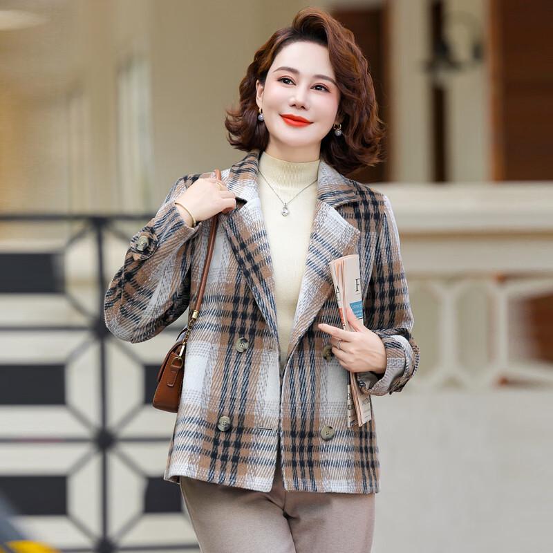 Stylish Wool Blend Short Blazer for Women