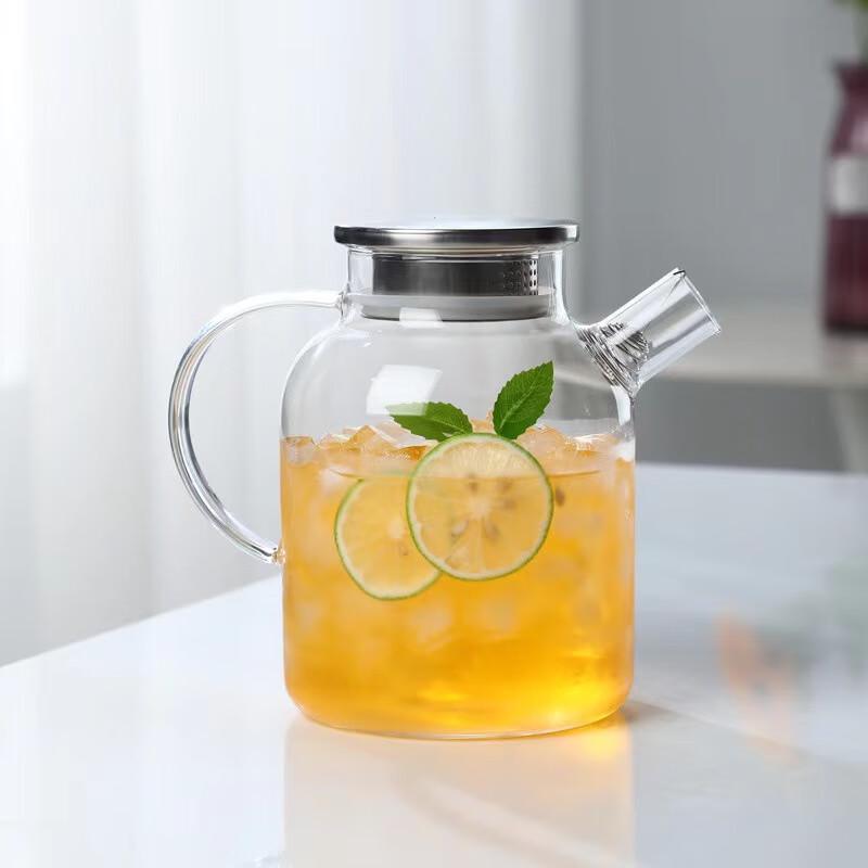 1.8L Heat-Resistant Glass Water Pitcher