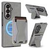 Bracket Magnetic Card Bag Suitable for Samsung Zfold1 Mobile Phone Case with Card Slot galaxyZflod1 Magnetic Zflod1