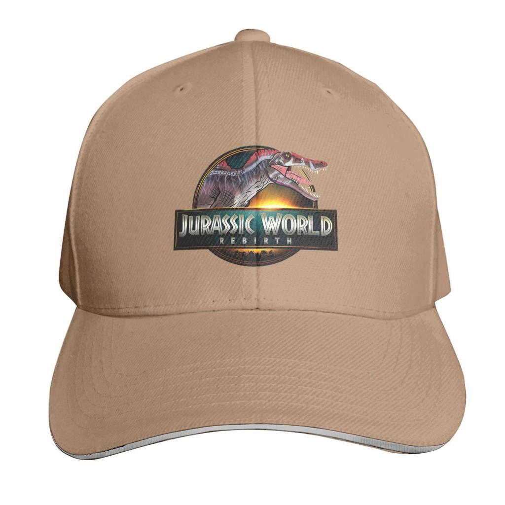 Logo Jurassic World Rebirth Dinosauri Film Cappellino Moda Casual Cappellini da Baseball Cappello Regolabile Hip Hop Estate Unisex Cappellini da Baseball