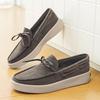 Men's Loafers Suede Casual Shoes Luxury Breathable Slip On Sneakers Non-Slip Walking Driving Shoes Business Platform Male Flats
