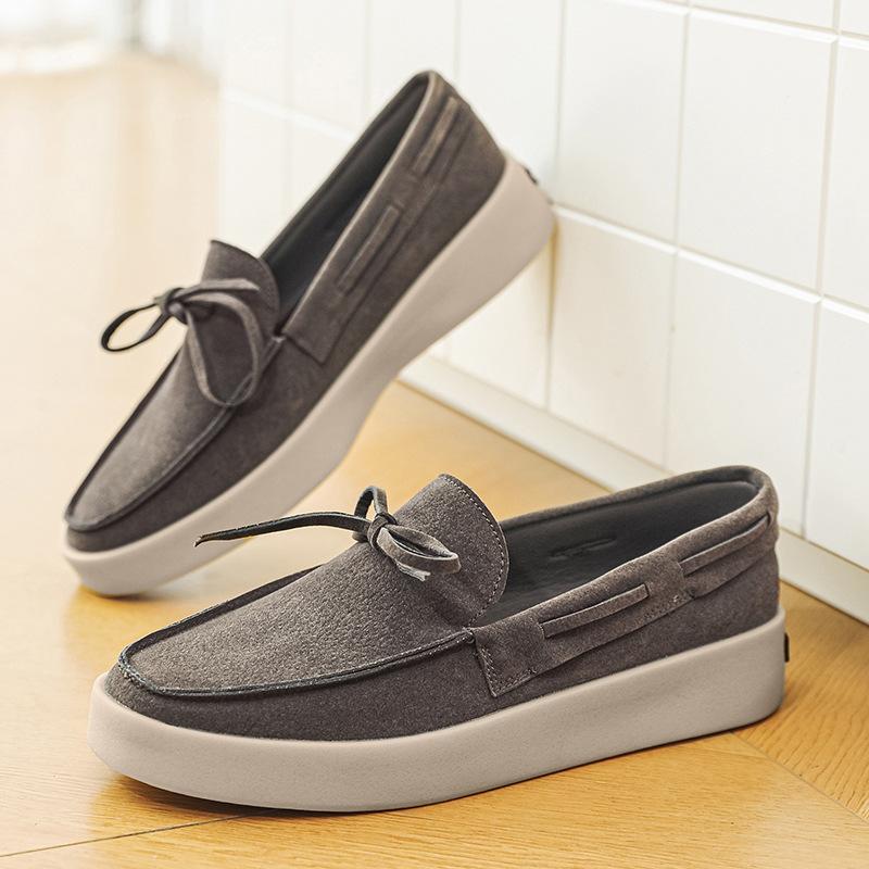 Ανδρικά Loafers Σουέτ Casual Παπούτσια Πολυτελή Διαπνέοντα Slip-on Αθλητικά Παπούτσια Αντιολισθητικά Παπούτσια για Περπάτημα Οδήγηση Επαγγελματικά Πλατφόρμες Ανδρικά Flat