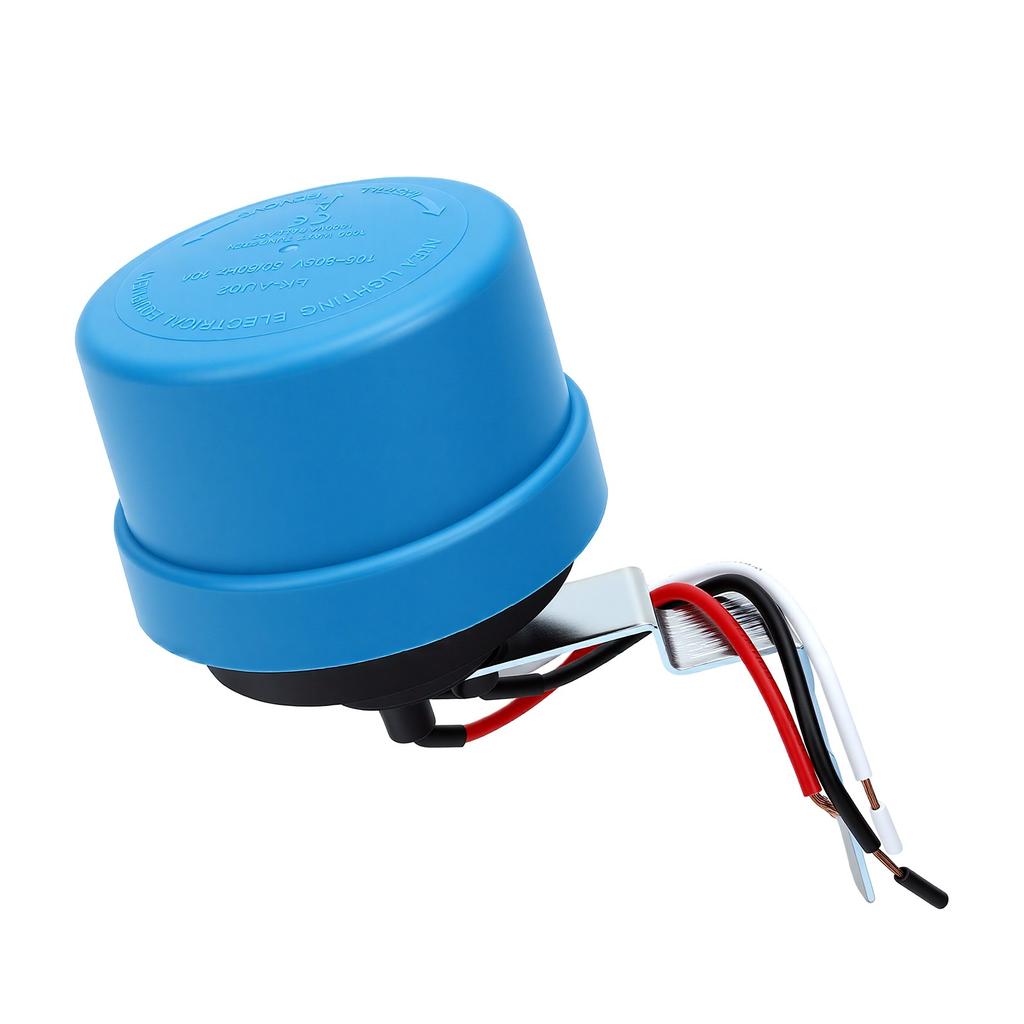 Automatic Photocell Sensor Rotating Lock Wired Light Control Switch for Outdoor Street Highway Garden Lights