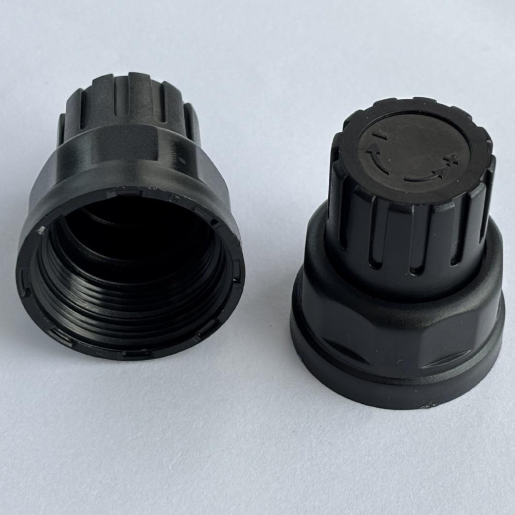 4Pcs Hand Wheel Switches Underfloor Heating Manifold Accessories M30x1.5 Black For Radiator Thermostat Valve Protection Cap