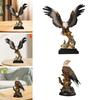Eagle Statue Home Artwork Table Centerpiece Bird Resin Sculpture Desk Figurine for Office Hotel Father Living Room Collection