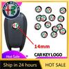 Samolepky na auto Pro Alfa Romeo 14mm Znak na klíček od auta Náhradní samolepky na klíček od auta pro Alfa Romeo 147 156 166 159 Giulietta Giul