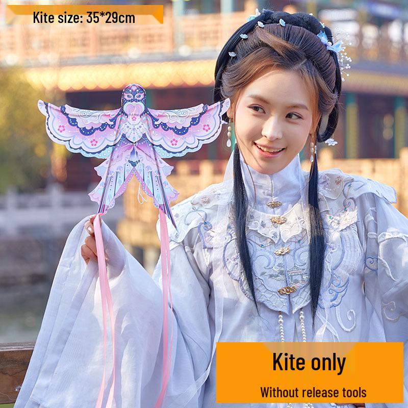 Retro Handicraft Bamboo Swallow Kite - 60cm x 80cm Chinese Style Dance Decoration Prop for Kids (2026 Edition)