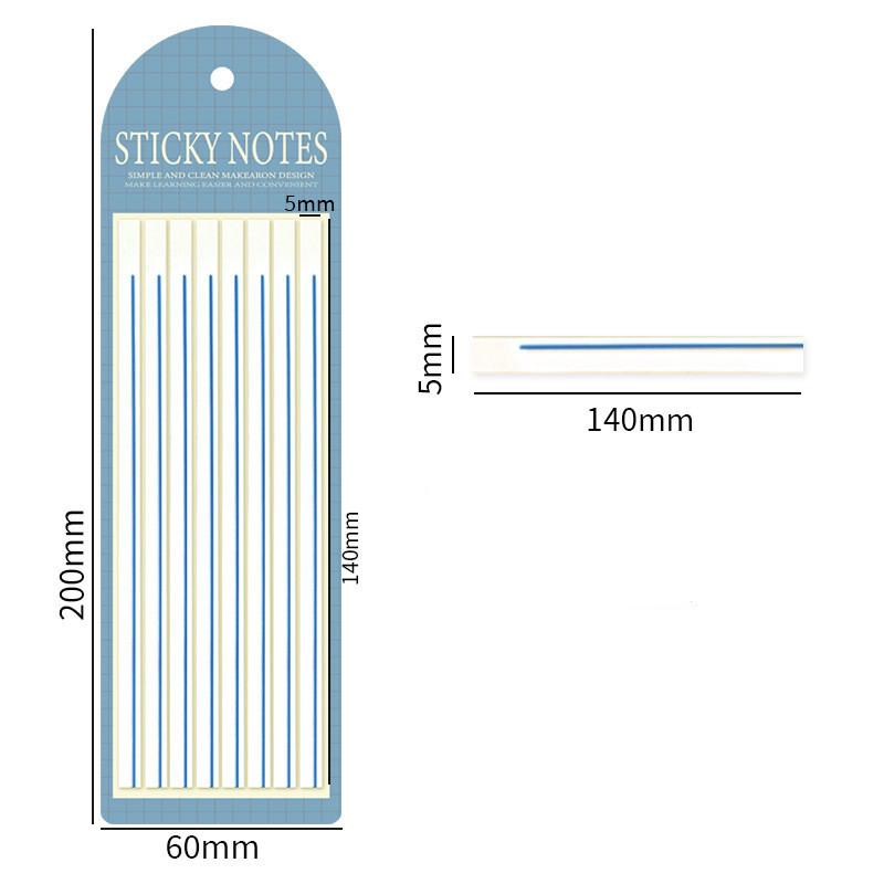 160sheets/set Strips Shape Sticky Note Index Label Knowledge Points Mark Stickers for Diary Notebook Decor Stickers Notepad