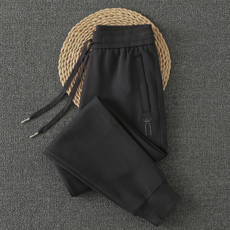 

Абрикосовые спортивные штаны Женские 2024 Новые Весенне-осенние Женские Повседневные Спортивные штаны Женские Весенне-осенние Свободные Штаны с манжетами на щиколотках Iron Gray L code pants